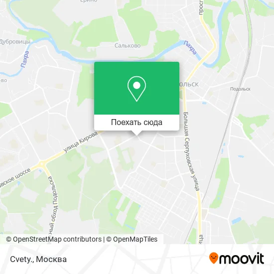 Карта Cvety.
