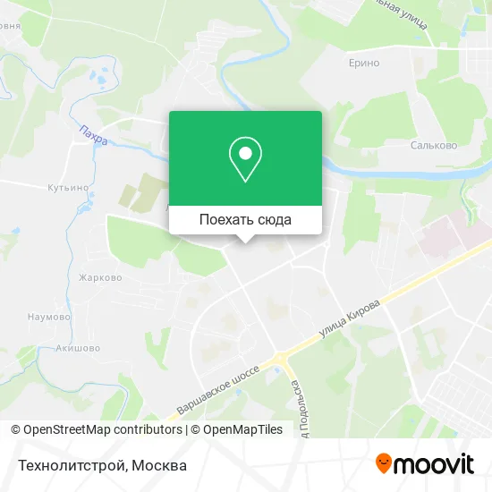 Карта Технолитстрой