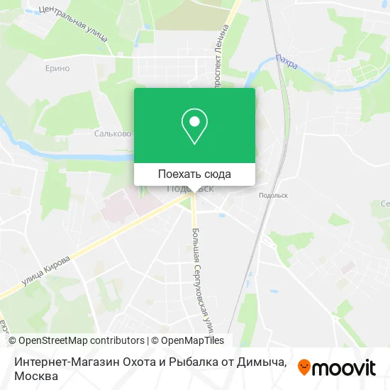 Карта Интернет-Магазин Охота и Рыбалка от Димыча