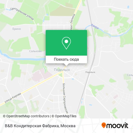 Карта B&B Кондитерская Фабрика