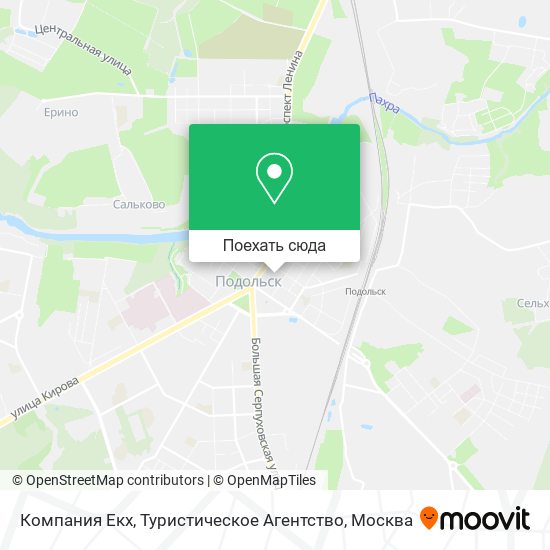 Карта Компания Екх, Туристическое Агентство
