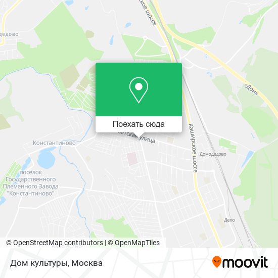 Карта Дом культуры