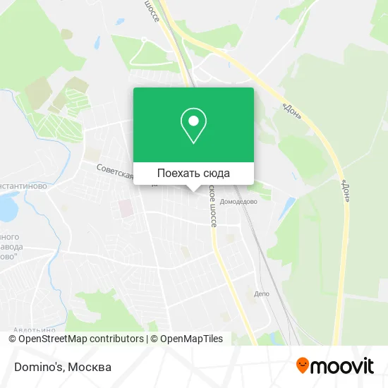 Карта Domino's