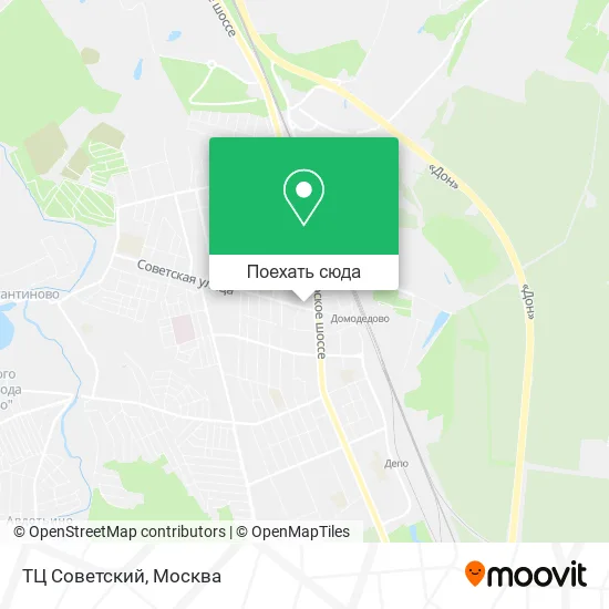 Карта ТЦ Советский