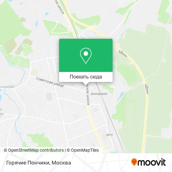 Карта Горячие Пончики