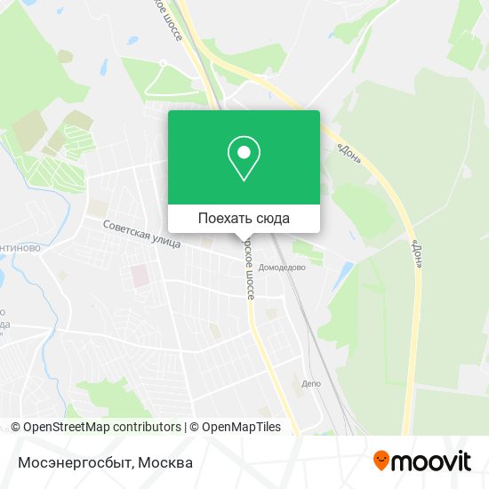 Карта Мосэнергосбыт