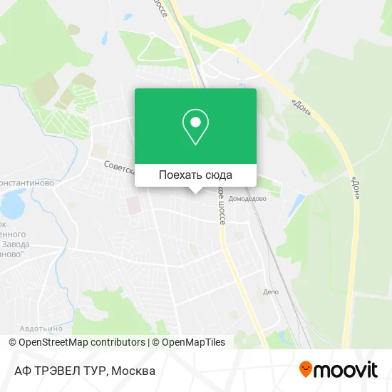 Карта АФ ТРЭВЕЛ ТУР