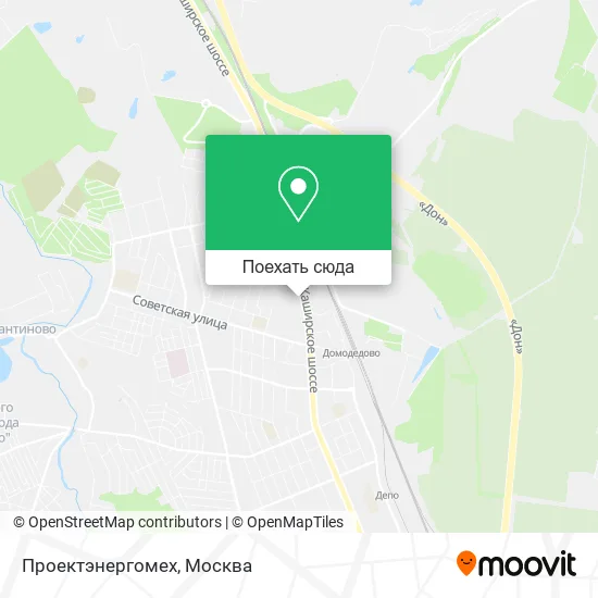 Карта Проектэнергомех