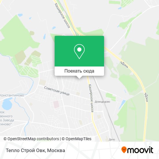 Карта Тепло Строй Овк