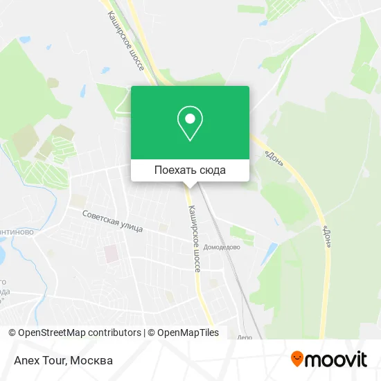 Карта Anex Tour