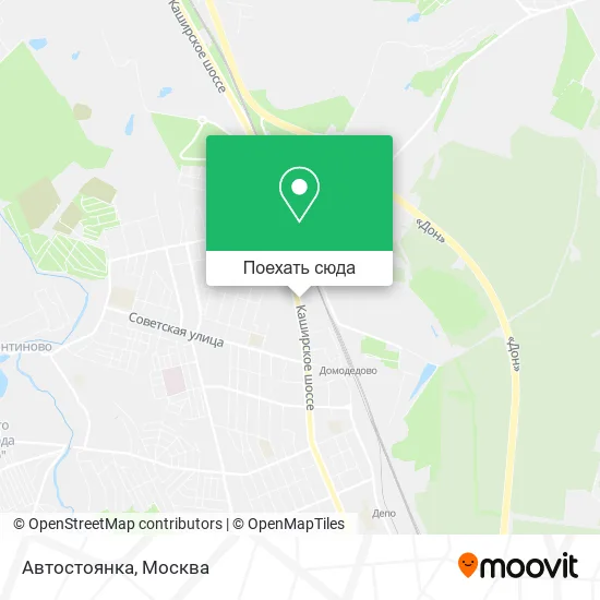 Карта Автостоянка