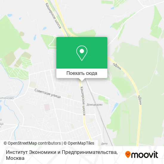 Карта Институт Экономики и Предпринимательства