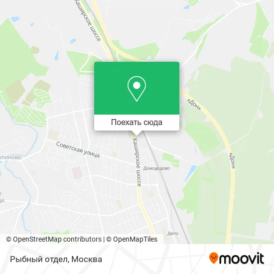 Карта Рыбный отдел