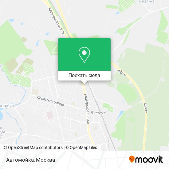 Карта Автомойка