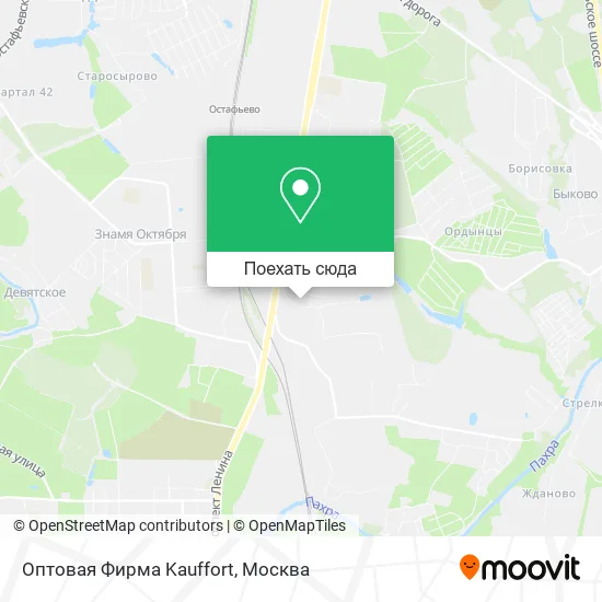 Карта Оптовая Фирма Kauffort