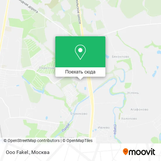 Карта Ooo Fakel.