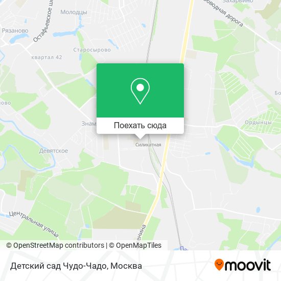 Карта Детский сад Чудо-Чадо