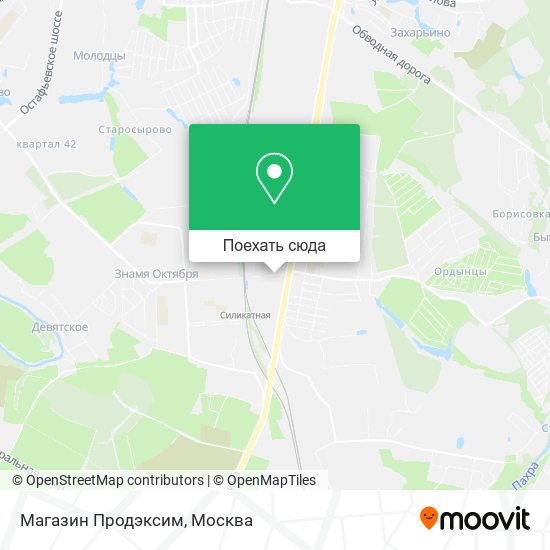Карта Магазин Продэксим