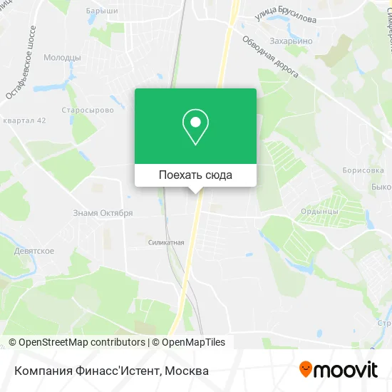 Карта Компания Финасс'Истент