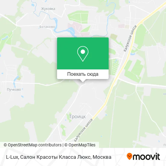 Карта L-Lux, Салон Красоты Класса Люкс