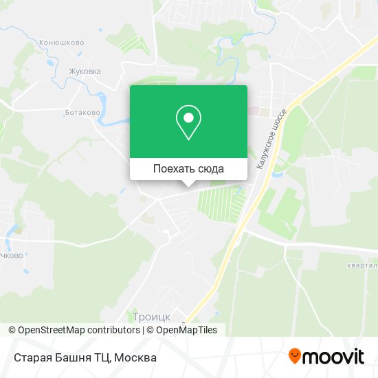 Карта Старая Башня ТЦ
