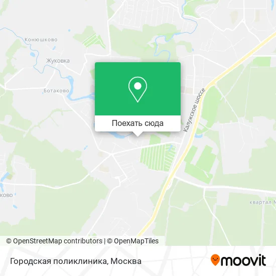 Карта Городская поликлиника