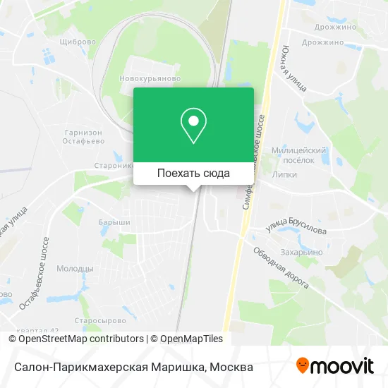 Карта Салон-Парикмахерская Маришка