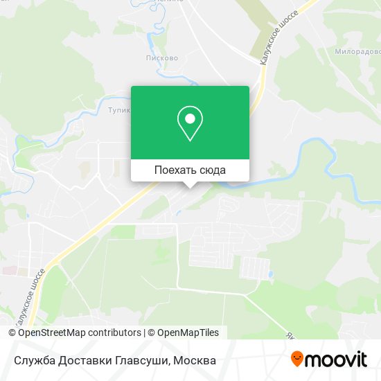 Карта Служба Доставки Главсуши
