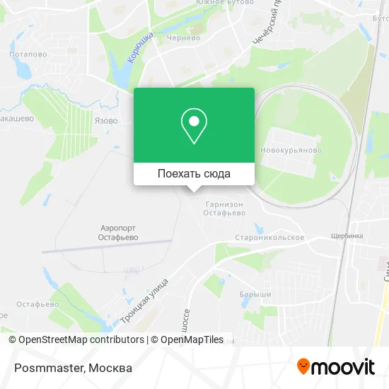 Карта Posmmaster