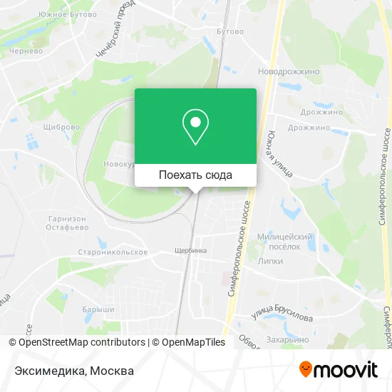 Карта Эксимедика