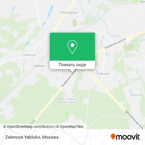 Карта Zelenoye Yabloko