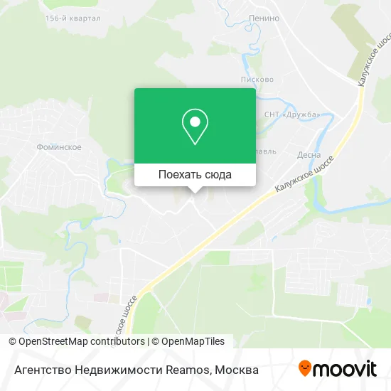 Карта Агентство Недвижимости Reamos