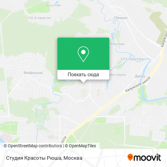 Карта Студия Красоты Рюша