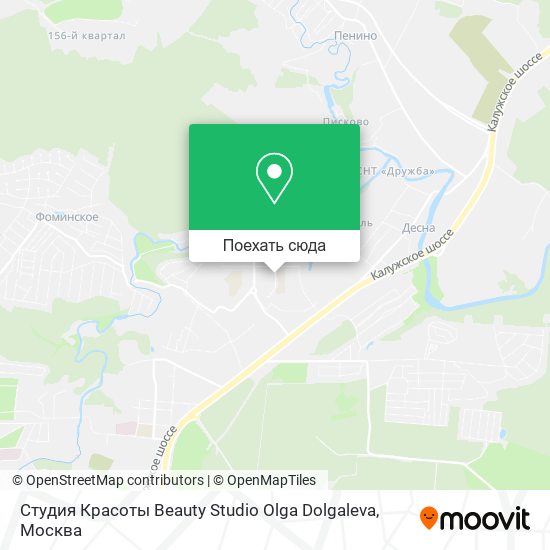 Карта Студия Красоты Beauty Studio Olga Dolgaleva