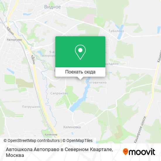Карта Автошкола Автоправо в Северном Квартале