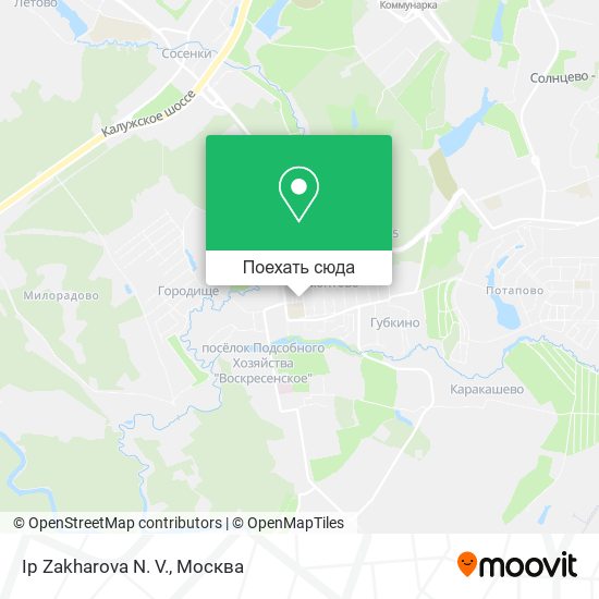 Карта Ip Zakharova N. V.