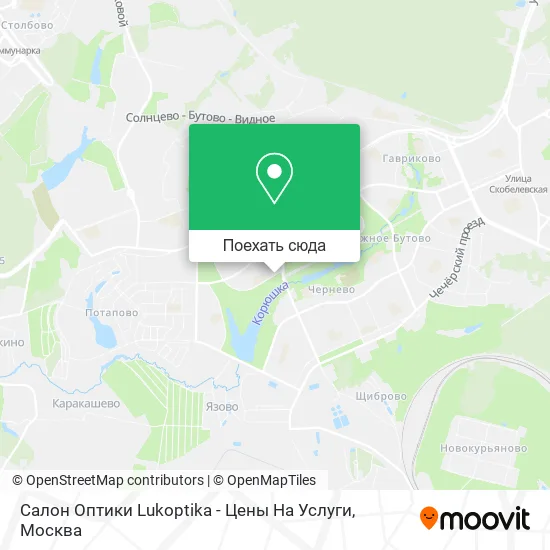 Карта Салон Оптики Lukoptika - Цены На Услуги