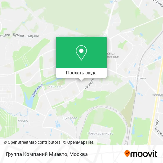 Карта Группа Компаний Миавто