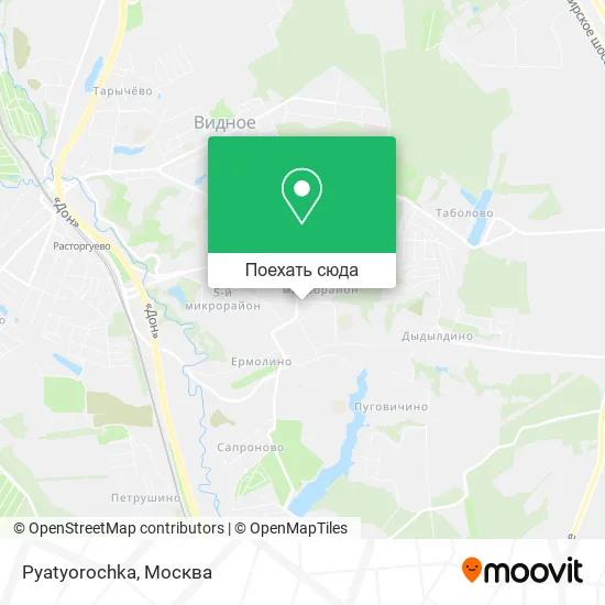 Карта Pyatyorochka