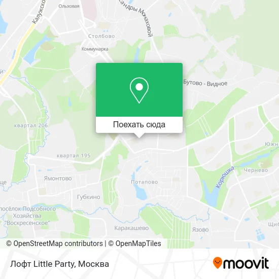 Карта Лофт Little Party