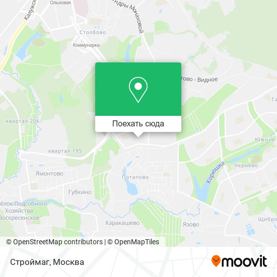 Карта Строймаг