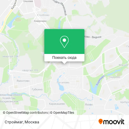 Карта Строймаг