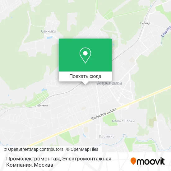 Карта Промэлектромонтаж, Электромонтажная Компания