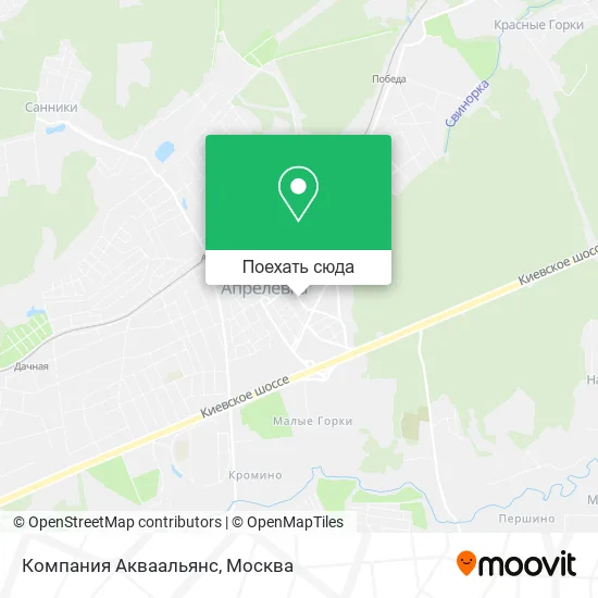 Карта Компания Акваальянс