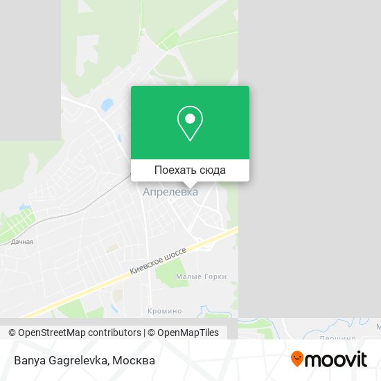 Карта Banya Gagrelevka