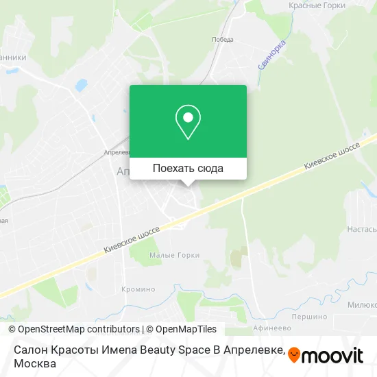 Карта Салон Красоты Имеna Beauty Space В Апрелевке