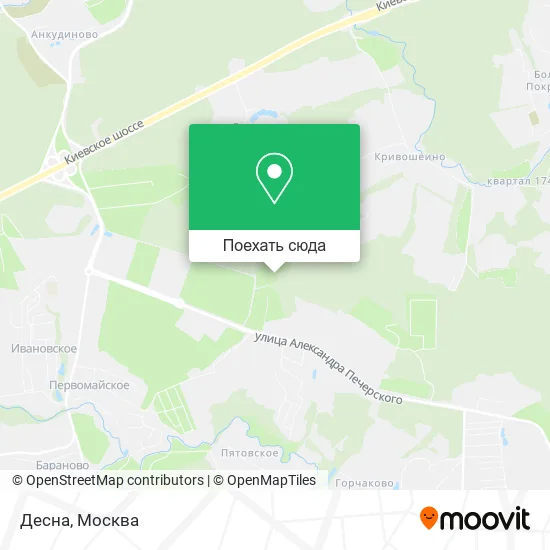 Карта Десна