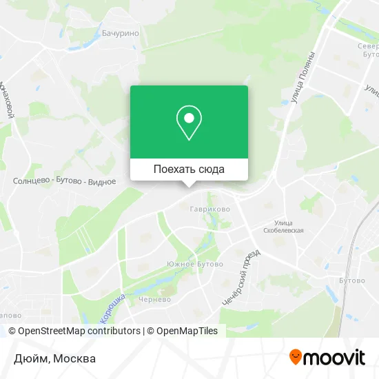 Карта Дюйм