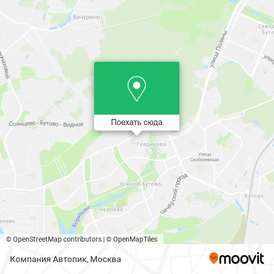 Карта Компания Автопик
