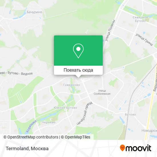 Карта Termoland